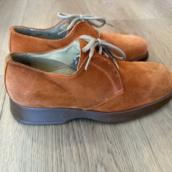 To Boot New York Adam Derrick 245 Orange Men’s US 8 Italy Suede Casual Shoes main image 5